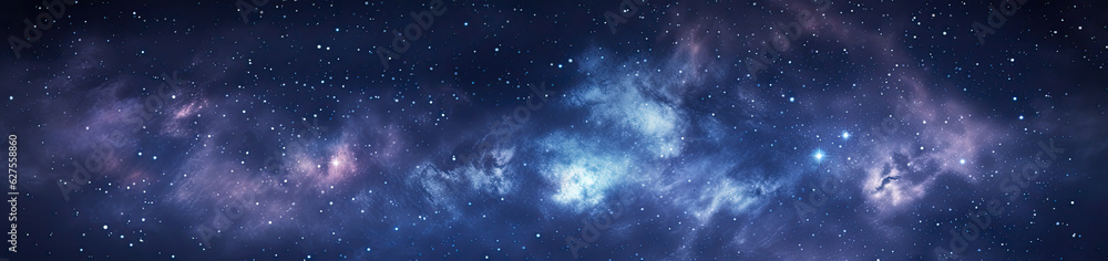 Canvas Prints universe landscape panoramic view. generative ai