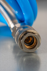 High pressure air hose with connector