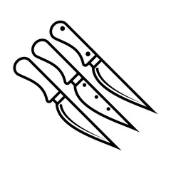 knife icon vector design templates