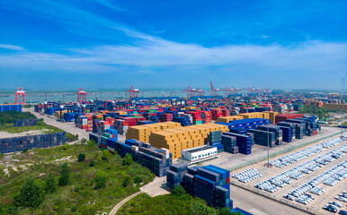 Longtan Port Area, Port of Nanjing, Jiangsu Province, China