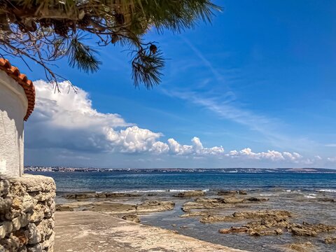SeaView of the town Preko at Uglijan. 