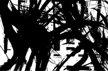 Distressed overlay texture of rusted peeled metal. grunge background. abstract halftone vector illustration