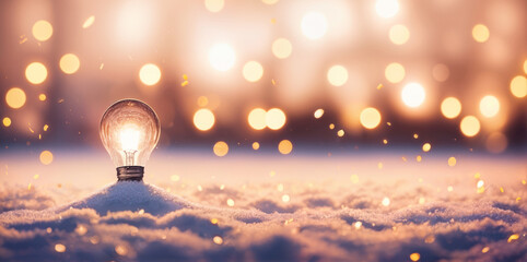 Obraz premium Sparkling holiday abstract background with stars and snowflakes