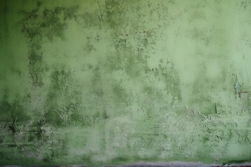 Obraz premium Green Wallpaper, Flat Frontal Texture with Fine Graining, Modern Concrete Feel. Generative AI