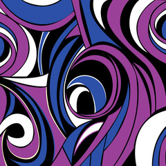 Abstract Blue Pink and Black Background