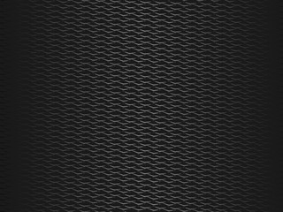 Black metal texture steel background. Perforated metal sheet.