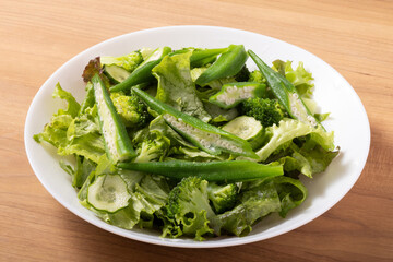 オクラのグリーンサラダ