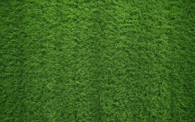 Top view artificial grass soccer field background texture