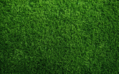 Obraz premium Top view artificial grass soccer field background texture