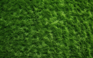 Top view artificial grass soccer field background texture