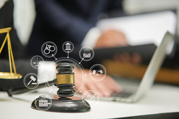 Business and lawyers discussing contract papers  Consultation and legal concepts, lawyers,