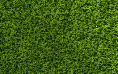 Fototapeta premium Top view artificial grass soccer field background texture