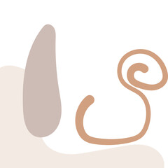 Obraz premium Abstract Boho Corner-03