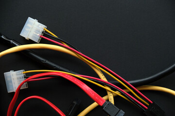 Electrician cuts electrical wires with pliers. Cutting pliers and cable. A cutter is cuting...