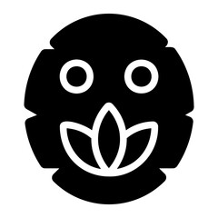 face mask glyph icon