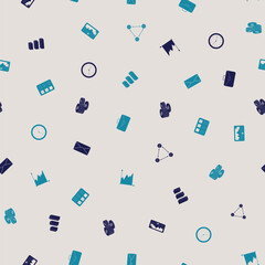 Office Business Seamless Pattern Background. Vector illustration.