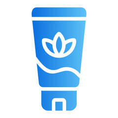 face cream gradient icon
