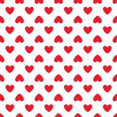 Fototapeta na wymiar Love heart seamless pattern design vector background. Seamless pattern on Valentine's day. The seamless texture with heart.