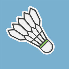 Badminton Vector, Badminton Vector Cork, Badminton illustration, Racket Vector, Sports illustration, Badminton  Ball, vector, colorful vector, rgb vector, Badminton silhouette, silhouette, Sports