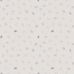 Office Business Seamless Pattern Background. Vector illustration.