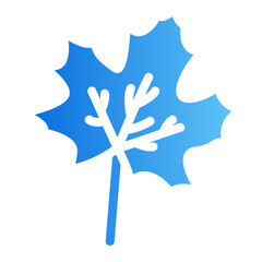 maple leaf gradient icon