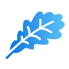 oak leaf gradient icon