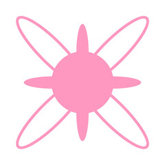 Pink Retro Futuristic Decoration