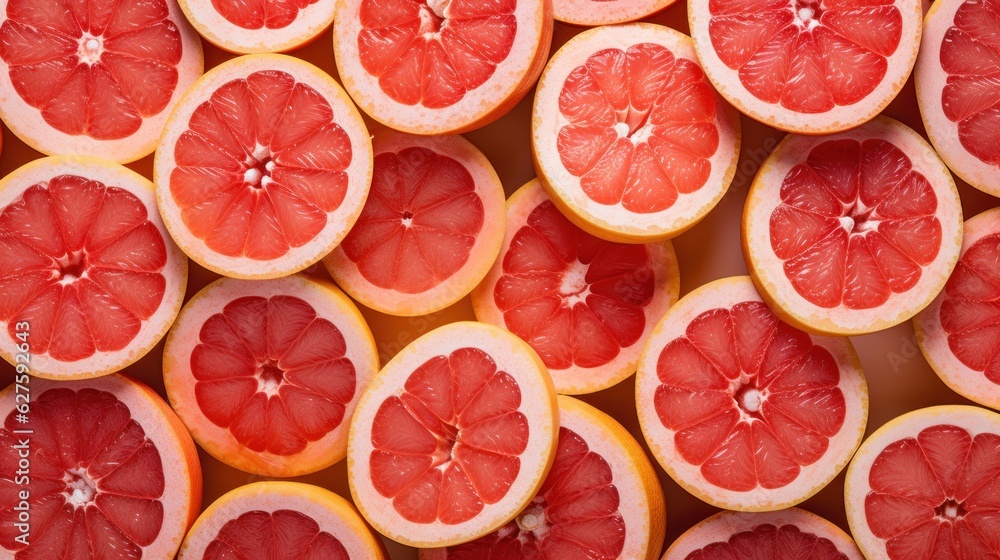 Poster background of grapefruit