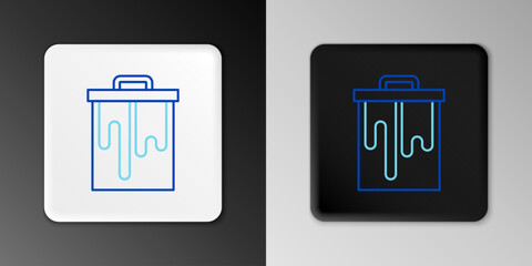 Line Honeycomb icon isolated on grey background. Honey cells symbol. Sweet natural food. Colorful outline concept. Vector