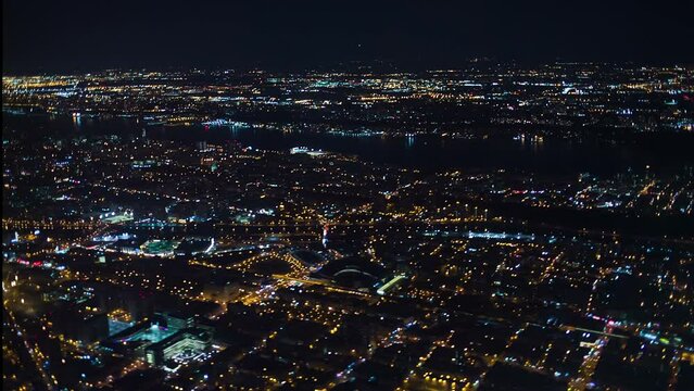 Shot from the plane during the flight from New York City