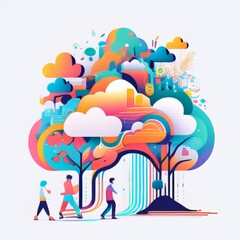 Cloudscape: A Dynamic Collection of Images Illustrating the World of Cloud Computing