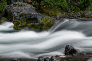 Motion Stream River In The Nature - 627604053