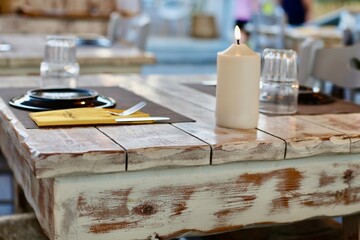 Restaurant sur Kamari Santorin