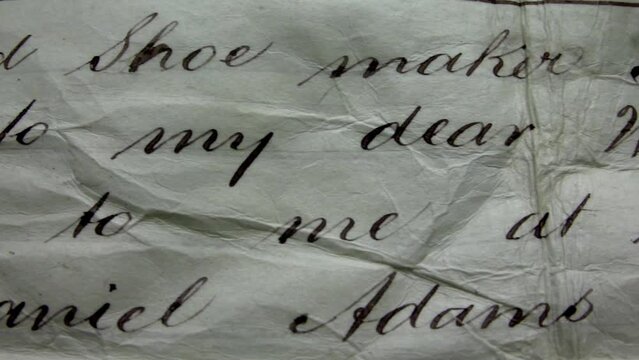 Opening lines of the Last Will and Testament of a William Adams, 1898, handwritten on vellum.