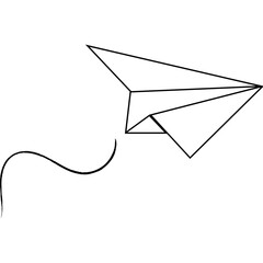 Simple Paper Plane Icon