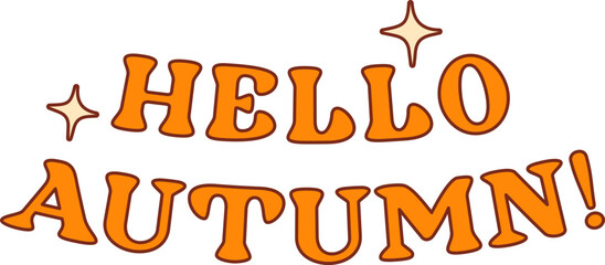 Hello Autumn Sticker