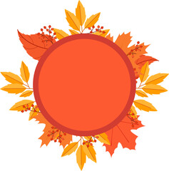 Autumn Leaves Badge