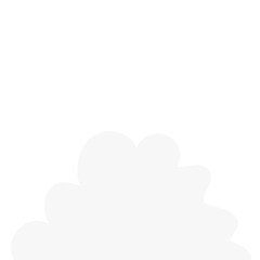 White Cloud Comic Explosion Style