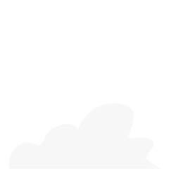 White Cloud Comic Explosion Style