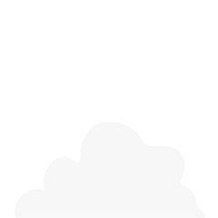 White Cloud Comic Explosion Style