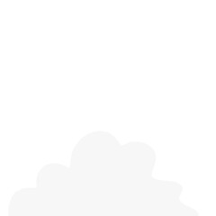 White Cloud Comic Explosion Style