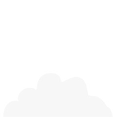 White Cloud Comic Explosion Style