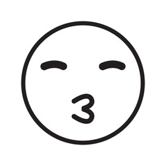 emoticon icon vector