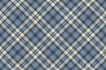 Seamless plaid vector of tartan check textile with a background texture fabric pattern.