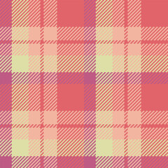 Fabric seamless pattern of texture check vector with a tartan background plaid textile.