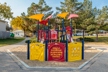 Cahill Park in the city of Saskatoon, Canada