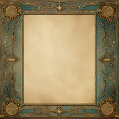 vintage background with frame for text