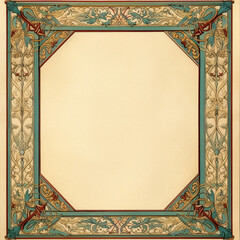 vintage background with frame for text