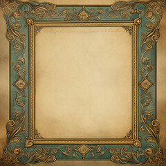 vintage background with frame for text