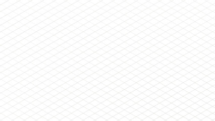 High-resolution illustration of isometric checker pattern for notebook and sketchbook. Sketchbook style. Isometric notebook. Isometric illustration. Isometric grid for designers and illustrators. - obrazy, fototapety, plakaty